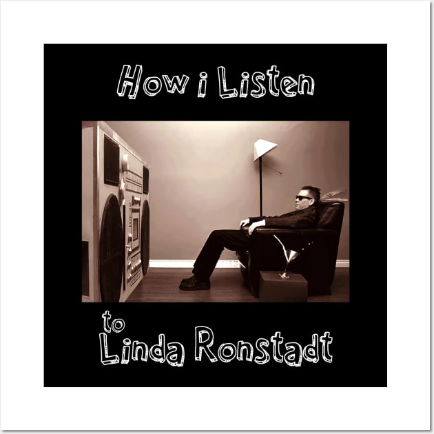 how i listen linda r Wall Art by debaleng